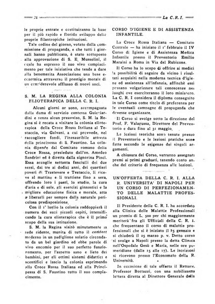 Croce rossa italiana giornale ufficiale del Comitato centrale