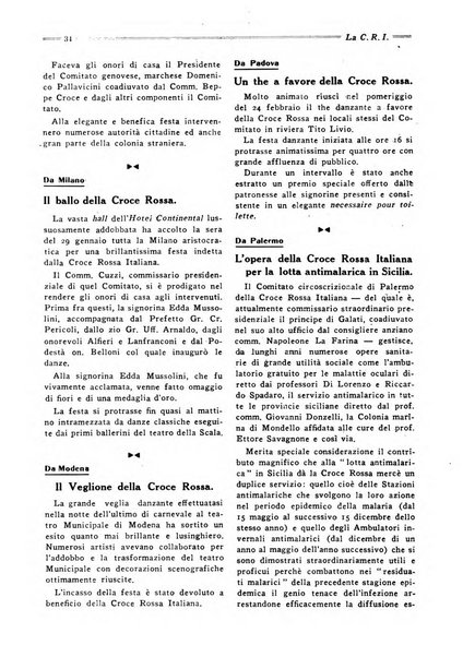 Croce rossa italiana giornale ufficiale del Comitato centrale