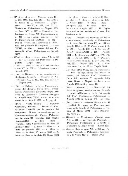 Croce rossa italiana giornale ufficiale del Comitato centrale