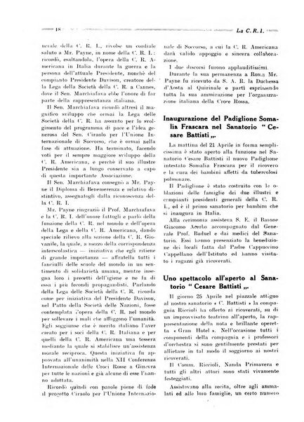 Croce rossa italiana giornale ufficiale del Comitato centrale