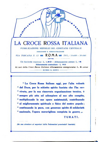 Croce rossa italiana giornale ufficiale del Comitato centrale