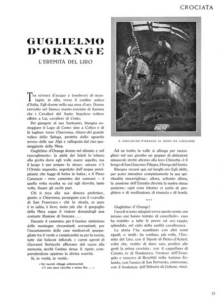 Crociata rivista della Luogotenenza per l'Italia dell'Ordine equestre del Santo Sepolcro di Gerusalemme