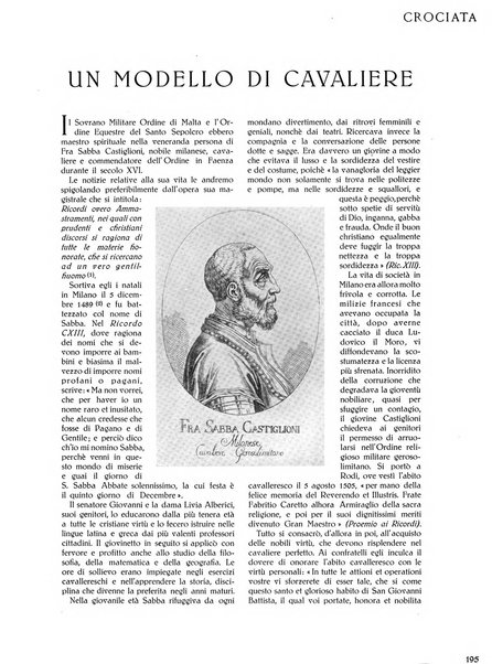 Crociata rivista della Luogotenenza per l'Italia dell'Ordine equestre del Santo Sepolcro di Gerusalemme