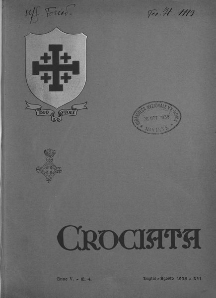 Crociata rivista della Luogotenenza per l'Italia dell'Ordine equestre del Santo Sepolcro di Gerusalemme