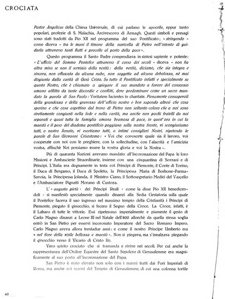 Crociata rivista della Luogotenenza per l'Italia dell'Ordine equestre del Santo Sepolcro di Gerusalemme