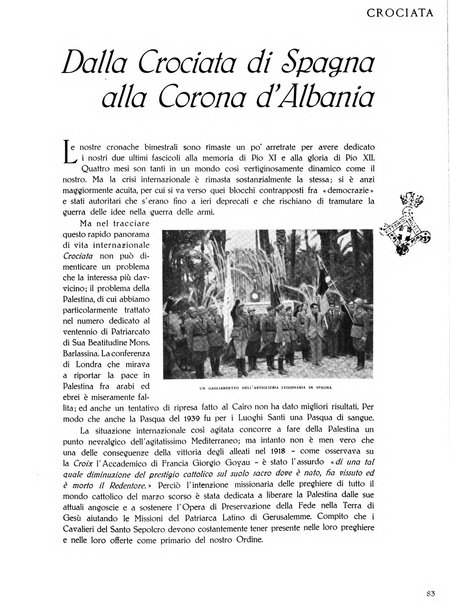 Crociata rivista della Luogotenenza per l'Italia dell'Ordine equestre del Santo Sepolcro di Gerusalemme