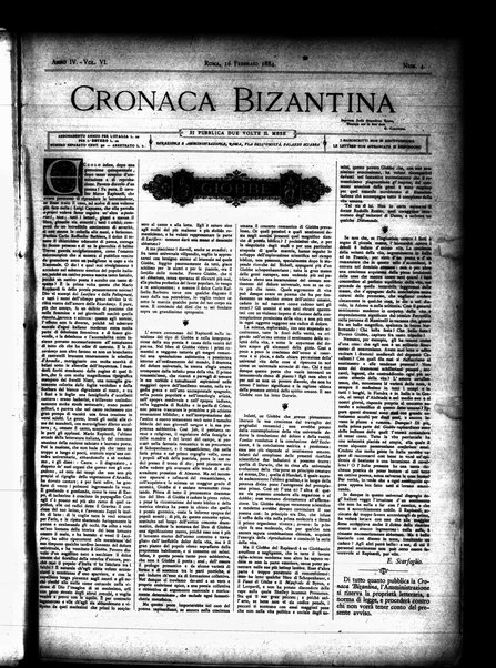 Cronaca bizantina