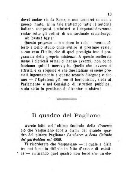 La cronaca grigia pubblicazione settimanale