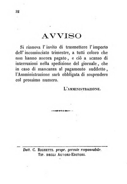 La cronaca grigia pubblicazione settimanale