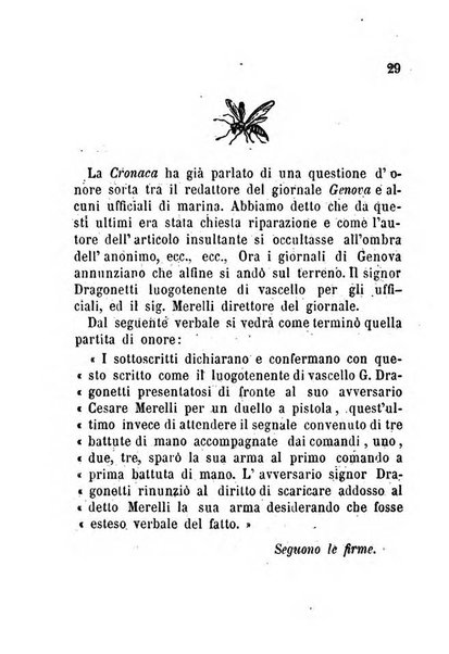 La cronaca grigia pubblicazione settimanale