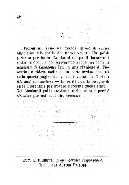 La cronaca grigia pubblicazione settimanale