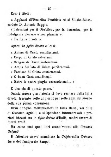 La cronaca grigia pubblicazione settimanale