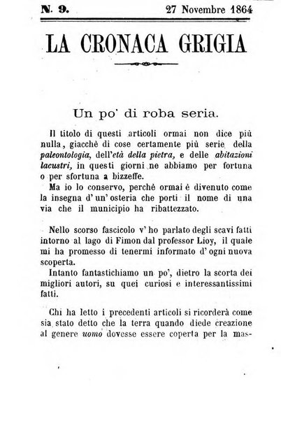 La cronaca grigia pubblicazione settimanale