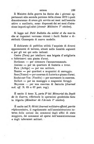 Cronaca militare estera supplemento alla rivista militare italiana