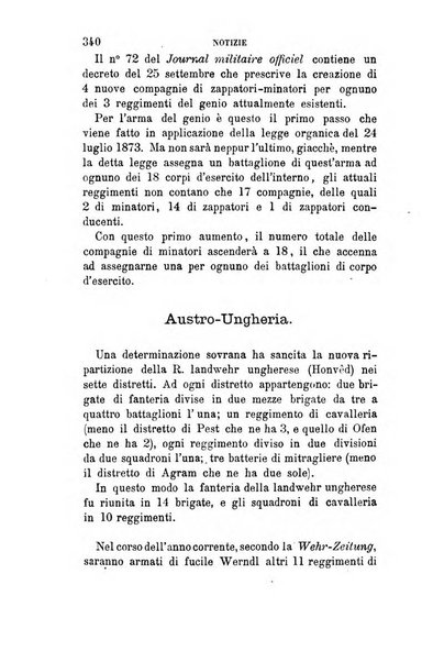 Cronaca militare estera supplemento alla rivista militare italiana