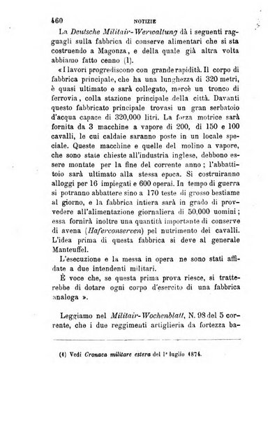 Cronaca militare estera supplemento alla rivista militare italiana