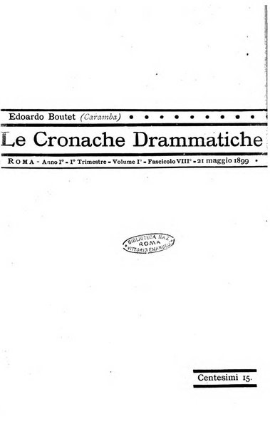 Le Cronache Drammatiche