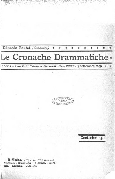 Le Cronache Drammatiche