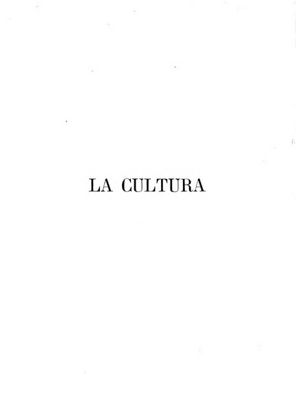 La cultura