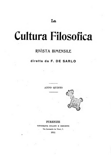 La cultura filosofica