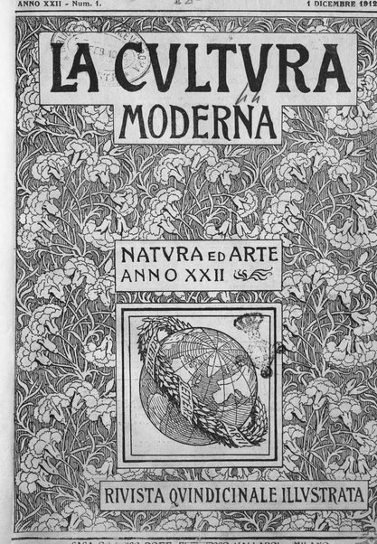 La cultura moderna rivista quindicinale illustrata