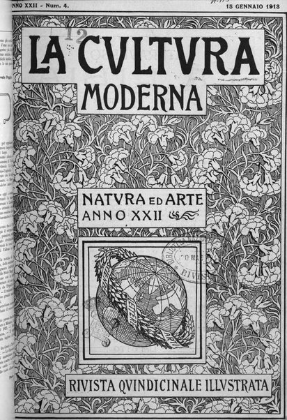 La cultura moderna rivista quindicinale illustrata