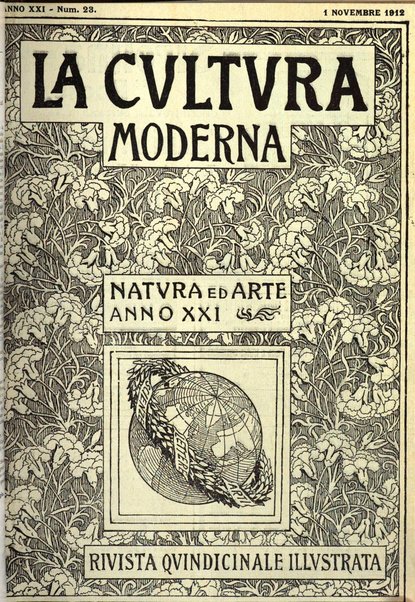 La cultura moderna rivista quindicinale illustrata