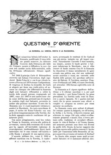 La cultura moderna rivista quindicinale illustrata