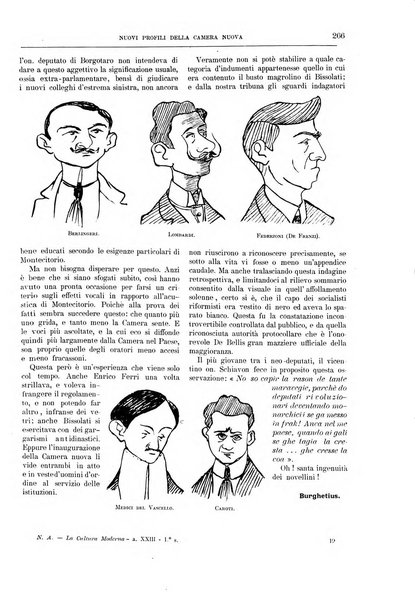 La cultura moderna rivista quindicinale illustrata