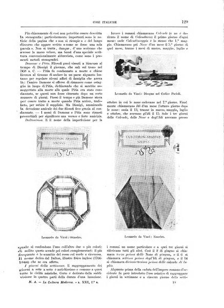 La cultura moderna rivista quindicinale illustrata