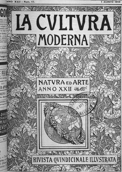 La cultura moderna rivista quindicinale illustrata