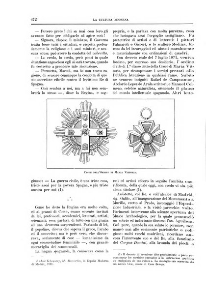 La cultura moderna rivista quindicinale illustrata