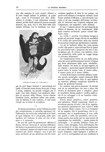 La cultura moderna rivista quindicinale illustrata