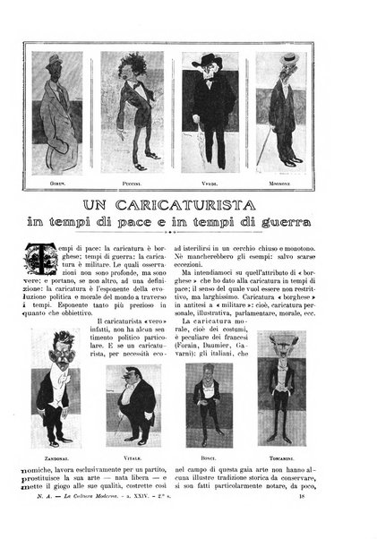 La cultura moderna rivista quindicinale illustrata