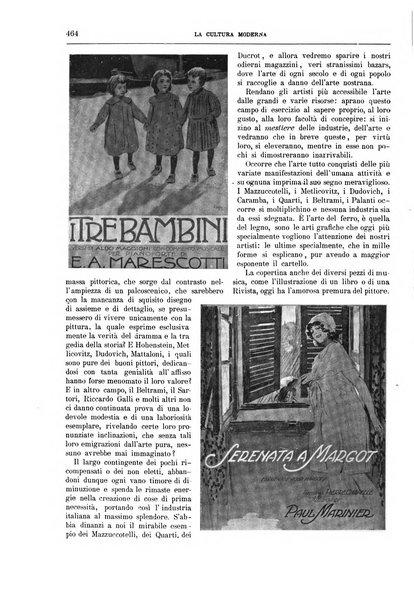 La cultura moderna rivista quindicinale illustrata