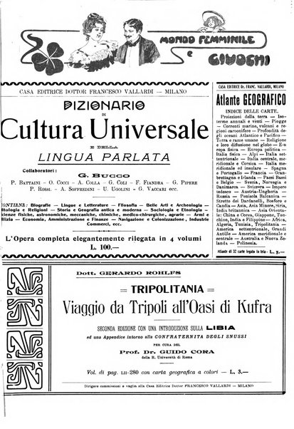 La cultura moderna rivista quindicinale illustrata