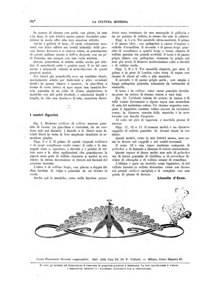 La cultura moderna rivista quindicinale illustrata