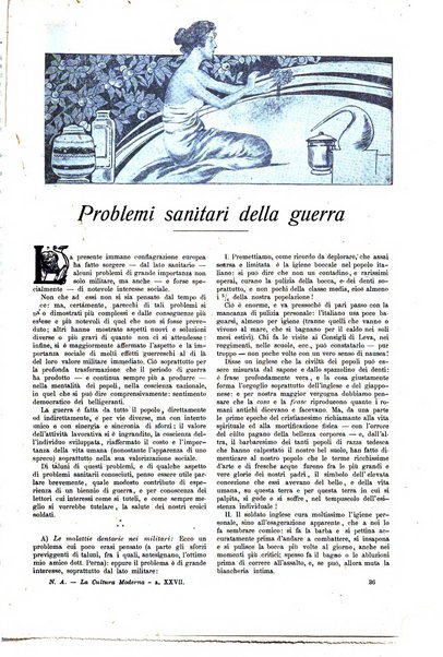 La cultura moderna rivista quindicinale illustrata