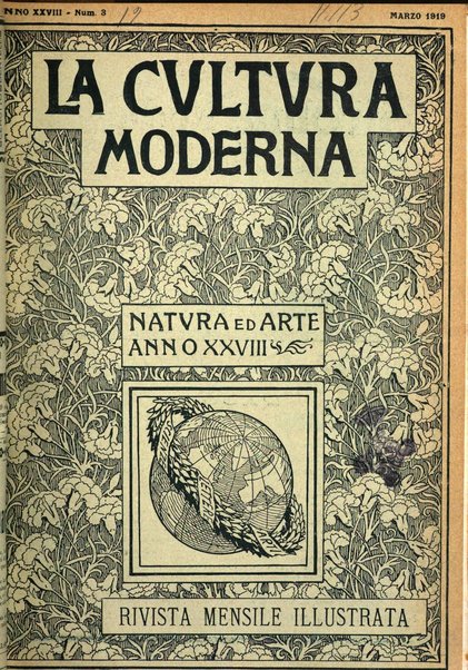 La cultura moderna rivista quindicinale illustrata