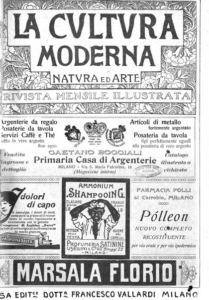 La cultura moderna rivista quindicinale illustrata