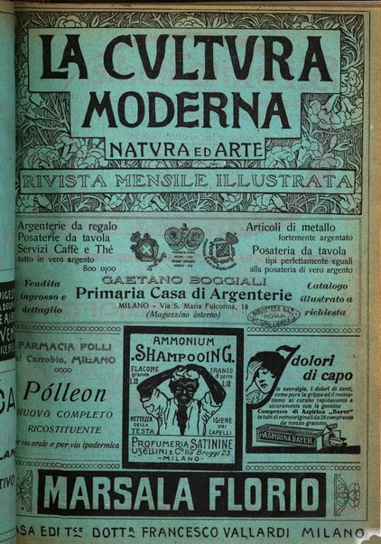 La cultura moderna rivista quindicinale illustrata