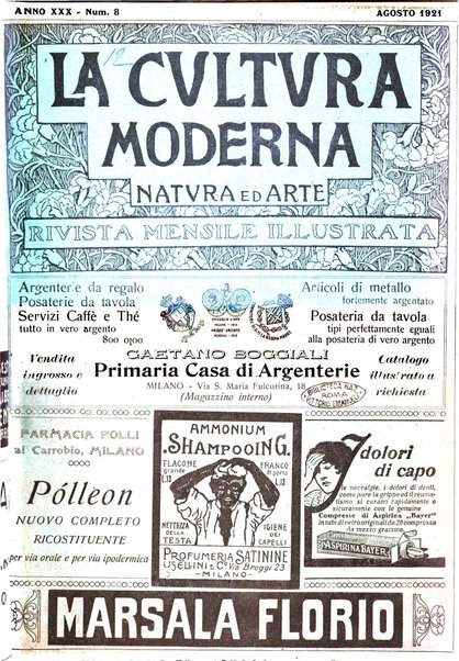 La cultura moderna rivista quindicinale illustrata