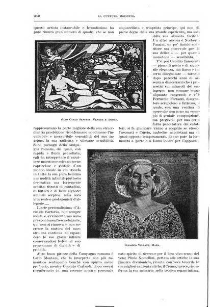 La cultura moderna rivista quindicinale illustrata