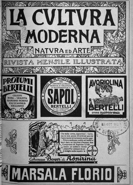 La cultura moderna rivista quindicinale illustrata