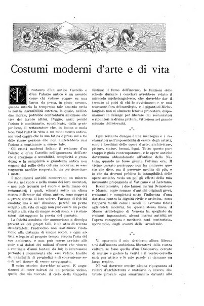 La cultura moderna rivista quindicinale illustrata