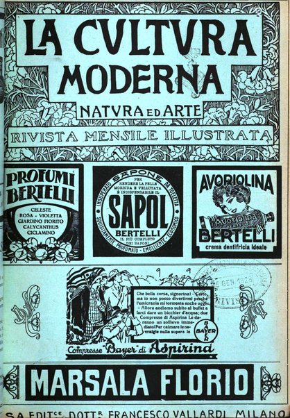 La cultura moderna rivista quindicinale illustrata