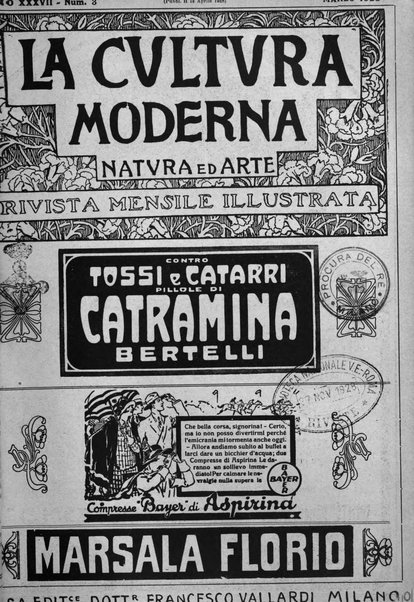 La cultura moderna rivista quindicinale illustrata