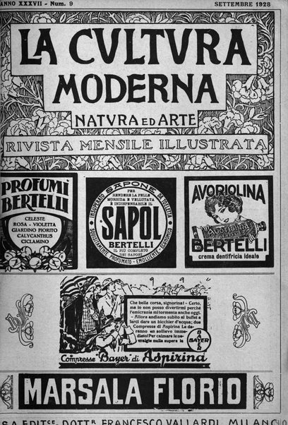 La cultura moderna rivista quindicinale illustrata