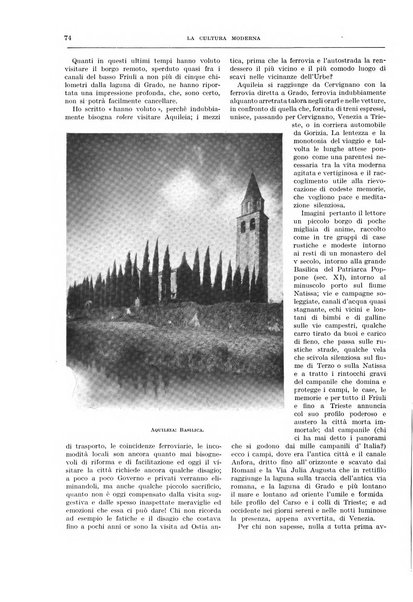 La cultura moderna rivista quindicinale illustrata