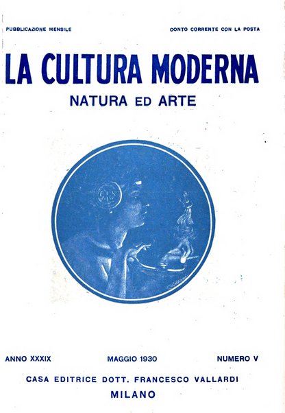 La cultura moderna rivista quindicinale illustrata